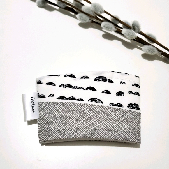 Reusable coffee mug fabric sleeve - Picture 1 of 1
